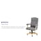 Flash Furniture Gray Classic Executive Office Chair 802-GR-GG - alternate 3